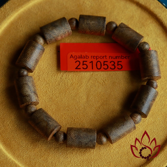 Vòng Trầm Hương Trụ Trúc | 8 Ly | Trầm Tốc Kiến Tự Nhiên Lâu Năm